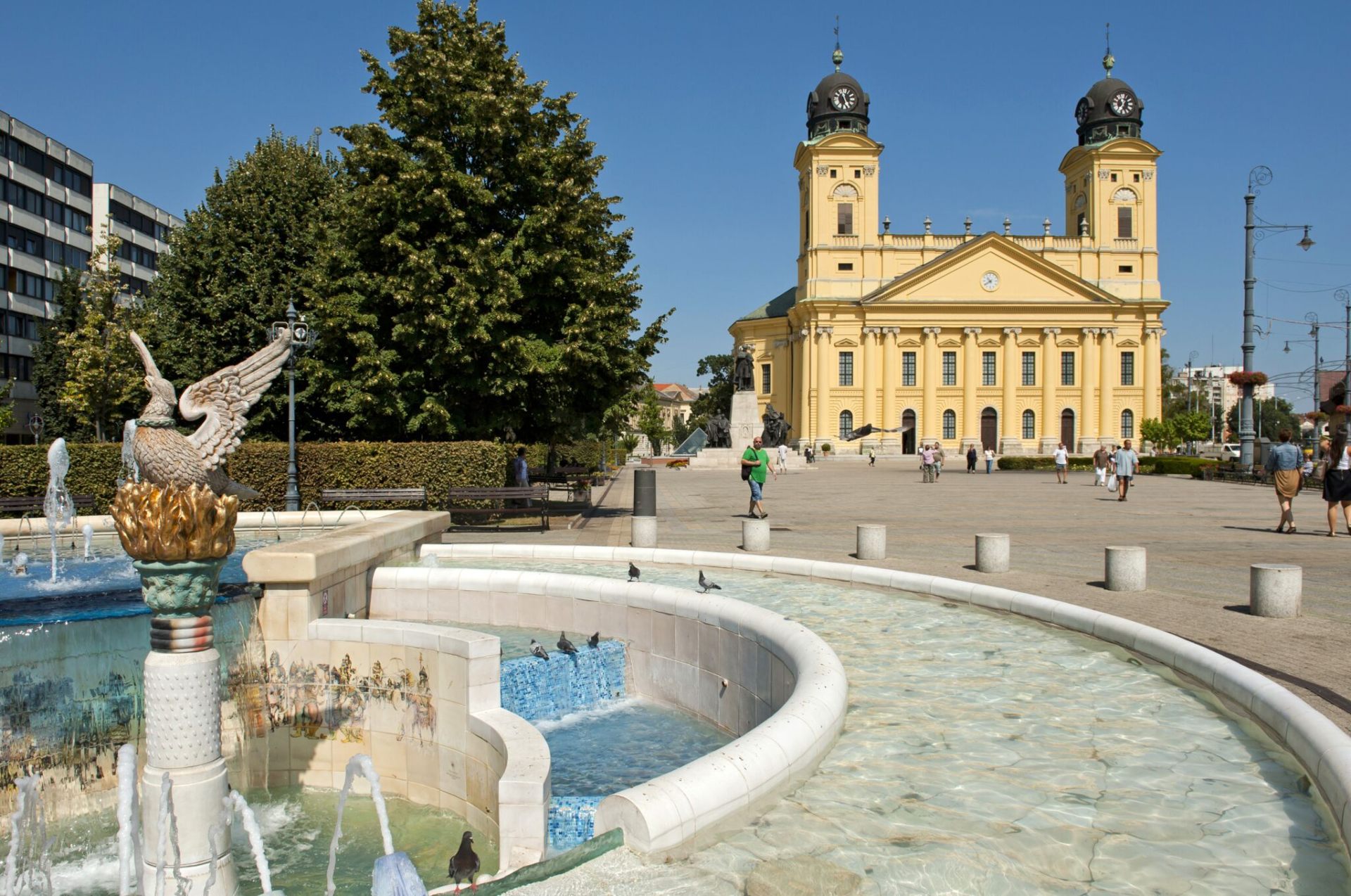Kossuth tér Debrecen belvárosában